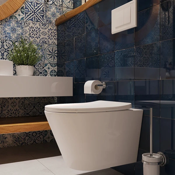 Клавиша смыва Aqueduto QUADRADO белая глянцевая QUA0110 (детальная фотография), пластиковые