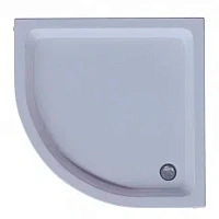 Душевой поддон Акватек 80x80 см полукруглый