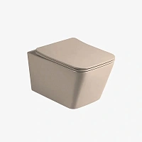 Унитаз подвесной Vincea Q-Line капучино матовый