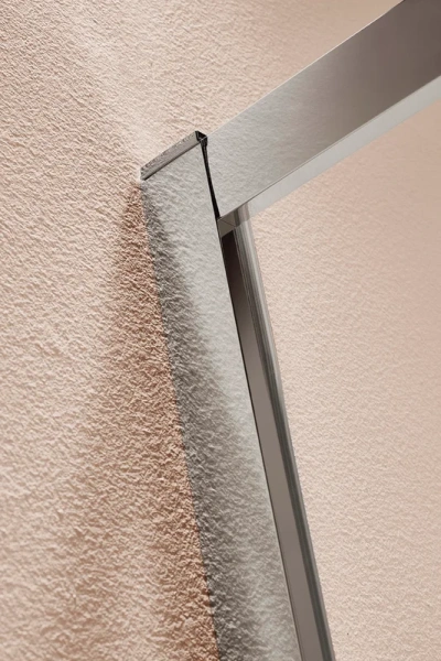 Душевая дверь в нишу Cezares Eco 90 см стекло прозрачное ECO-O-BS-90-C-Cr (детальная фотография), современные, hi-tech