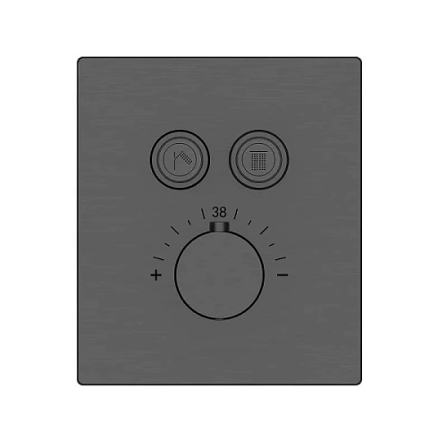 Смеситель для душа Vincea вороненая сталь - фото 3