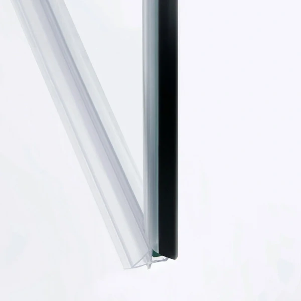 Душевой уголок WasserKRAFT Leine 90х90 см профиль хром 35P11 (детальная фотография), распашные