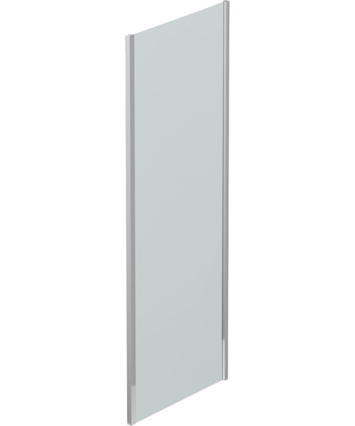 Душевая перегородка BelBagno Luce 100 см стекло прозрачное, профиль хром LUCE-100-FIX-C-Cr (детальная фотография)