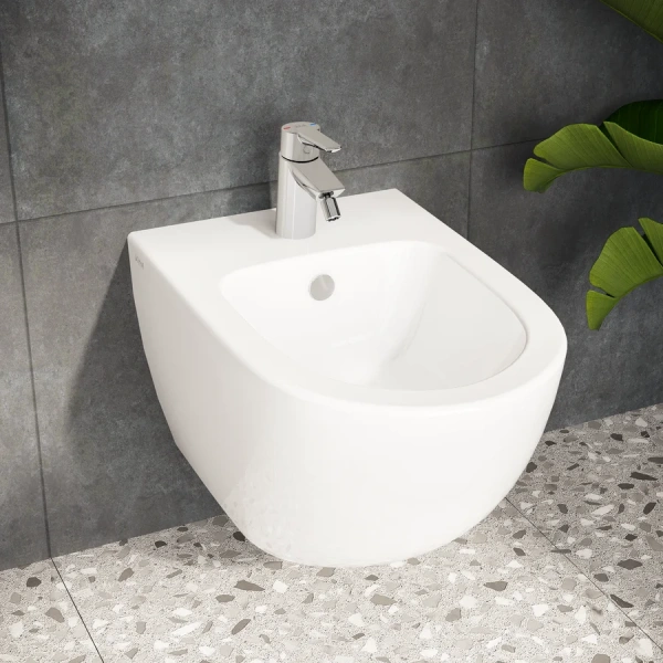 Биде подвесное VitrA Sento 4338B003-1046 (детальная фотография), белые