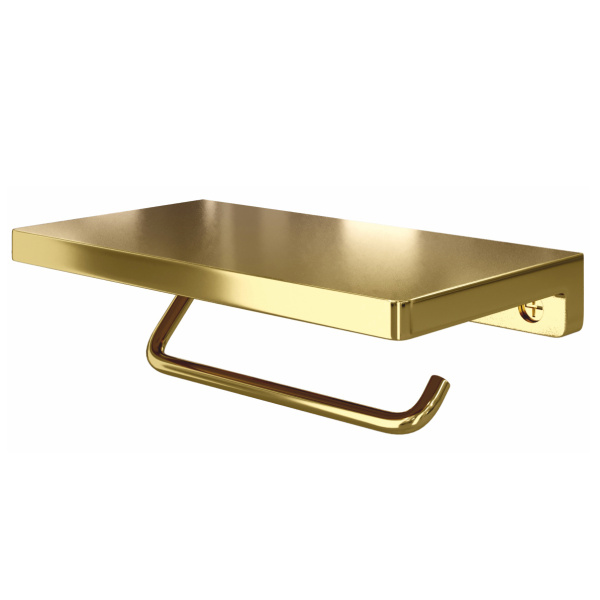 Бумагодержатель WasserKRAFT с полочкой для телефона K-1725 (детальная фотография)