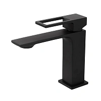 Смеситель для раковины BelBagno Luce с донным клапаном черный