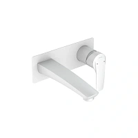 Смеситель для раковины IDDIS Ray белый матовый