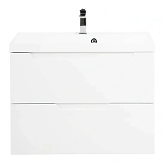 Тумба под раковину подвесная BelBagno Vittoria 90 см bianco lucido покрытие эмаль