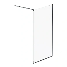 Душевая перегородка Am.Pm Func 110 см профиль черный