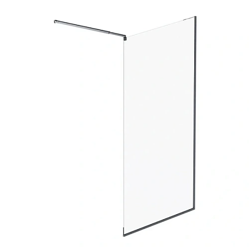 Душевая перегородка Am.Pm Func 110 см профиль черный - фото 2