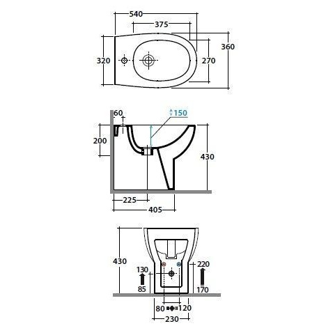 Схема (детальная фотография), напольные