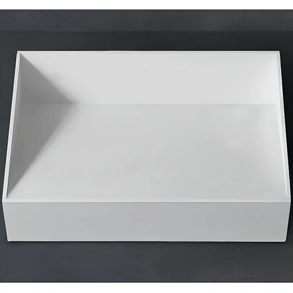 Раковина Abber Stein 60 см белая матовая AS2623 (детальная фотография)