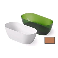 Ванна DEA Design Edge DD8670 1700 R9, 170 х 80 см, полиэфирная смола, цвет brown copper (коричневая медь)