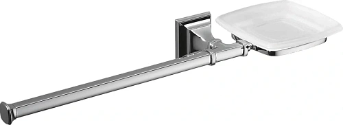 Мыльница с полотенцедержателем Colombo Portofino хром - фото 1