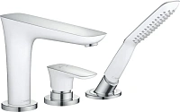 Смеситель для ванны Hansgrohe PuraVida 15432400 хром-белый