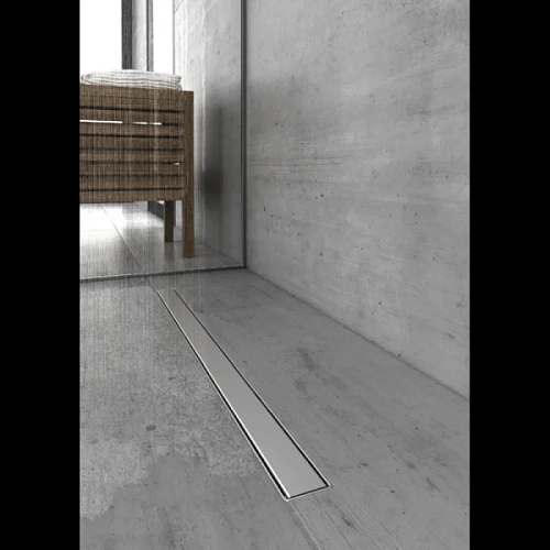 Душевой лоток BERGES B1 Keramik 60 см хром матовый - фото 1