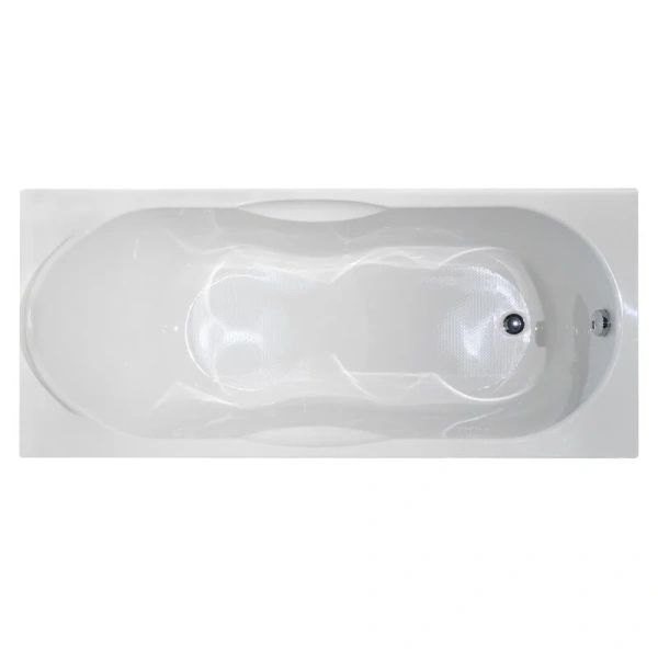 Ванна акриловая Creto Etna 1-1133, 170 x 70 см, белая (детальная фотография), современныe, hi-tech