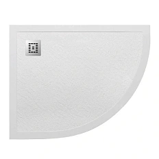 Душевой поддон BelBagno Uno 120х90 см левосторонний, накладка хром