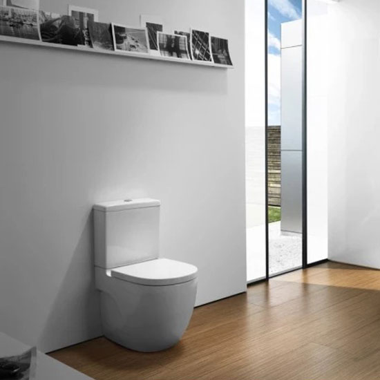 Унитаз компакт Roca Meridian 342248000 нижний подвод воды (детальная фотография), напольные