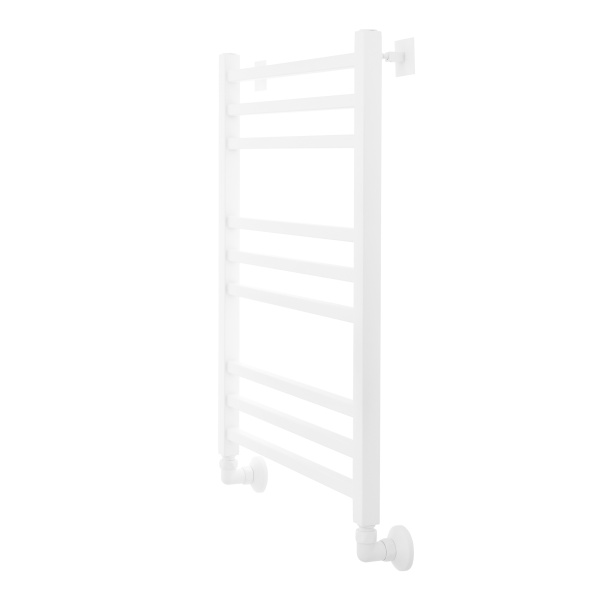 Полотенцесушитель водяной Energy Techno 50x80 см белый матовый EWTR0TECH08050R903M (детальная фотография), современные, hi-tech