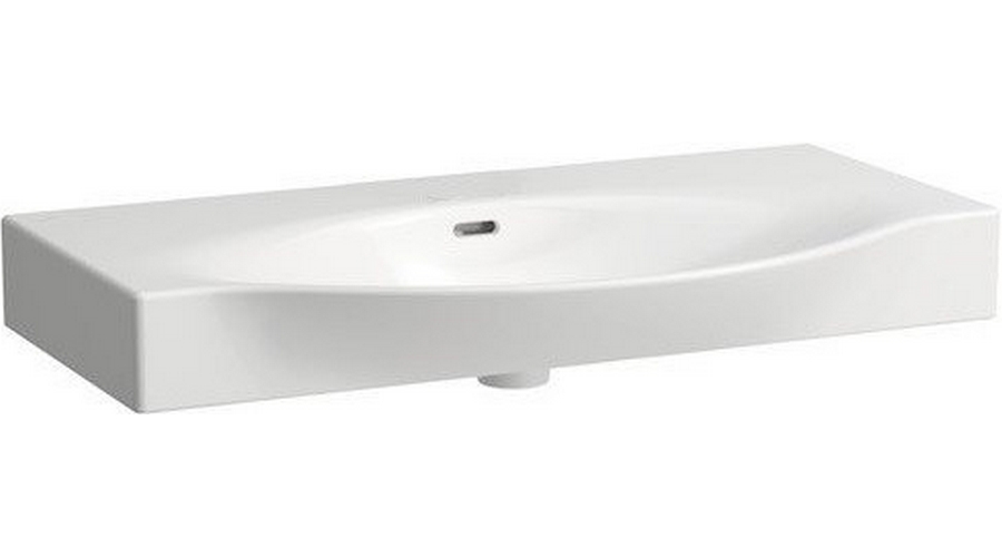 Раковина Laufen Palace 90 см без отверстий для смесителя 8.1170.2.000.109.1 (детальная фотография)