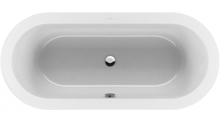 Ванна акриловая Villeroy & Boch Loop&Friends 180х80 см овальная UBA180LFO7V-01 (детальная фотография)