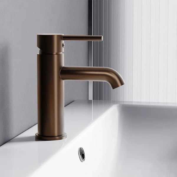 Смеситель для раковины Damixa Scandinavian Pure розовое золото 360210500 (детальная фотография), другие