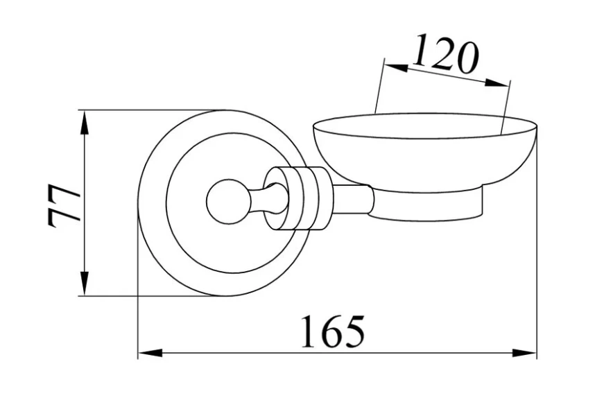 Мыльница Boheme Hermitage золото 10352 (детальная фотография), классические, ретро, декорированные