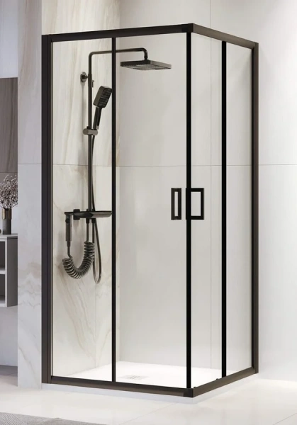 Душевой уголок RGW Passage PA-39B 80х80 см профиль черный 03083988-14 (детальная фотография)