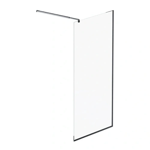 Душевая перегородка Am.Pm Func 100 см профиль черный - фото 2