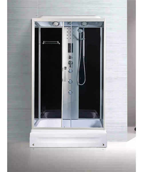 Душевая кабина River Vitim 120x80 см стекло тонированное VITIM 120/80/24 TH (детальная фотография), прямоугольные