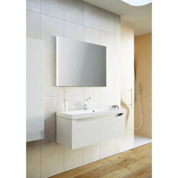 Зеркало с подсветкой Aqwella SM 100 см прямоугольное SM0210 (детальная фотография), в наличии