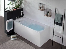 Ванна из искусственного камня Jacob Delafon Odeon Rive Gauche 150х70 см встраиваемая, с ножками