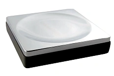 Мыльница Boheme черная/хром
