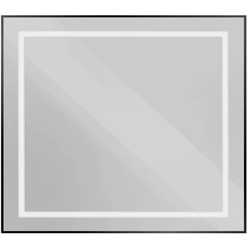 Зеркало с подсветкой BelBagno Kraft 90 см черное - фото 2