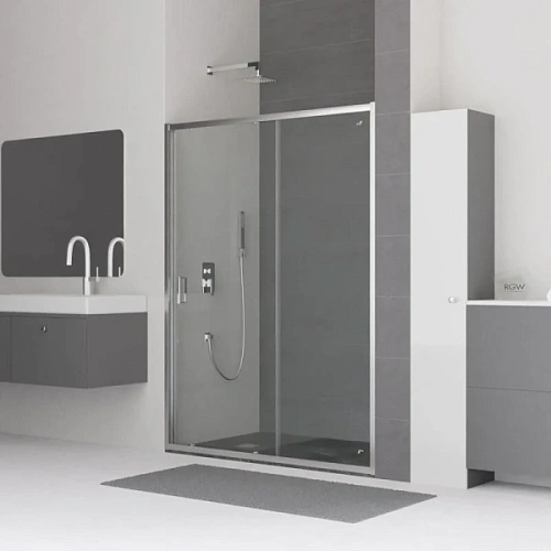 Душевая дверь в нишу RGW Classic CL-14 110 см профиль хром - фото 1