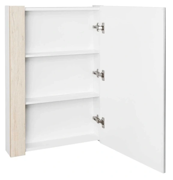 Зеркальный шкаф Акватон Кантри 55 см белый/дуб верона 1A257702AHB20 (детальная фотография), 55 см