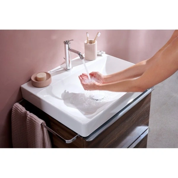 Смеситель для раковины Hansgrohe Tecturis S хром 73310000 (детальная фотография), на раковину