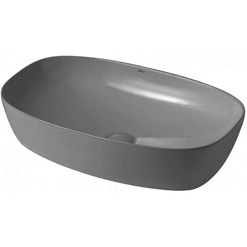 Раковина Abber Rechteck 60,5 см серая матовая - фото 4