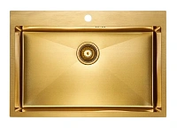 Мойка для кухни Paulmark Vast 75 см брашированное золото
