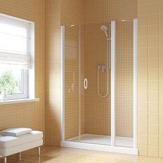 Душевая дверь стекло прозрачное Vegas-glass EP-2F 130 01 R