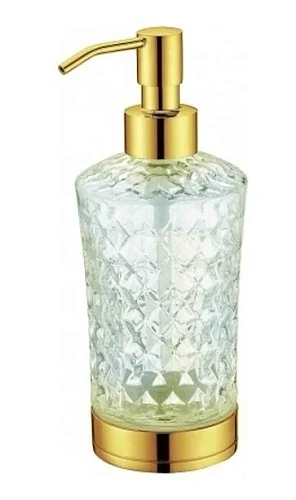 Дозатор для мыла Boheme золото - фото 1