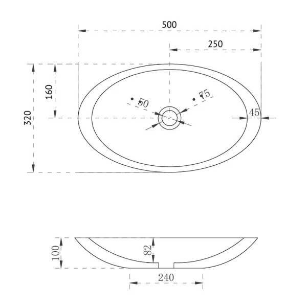 Раковина Abber Kristall 60 см оранжевая AT2810Topas (детальная фотография), современные, hi-tech