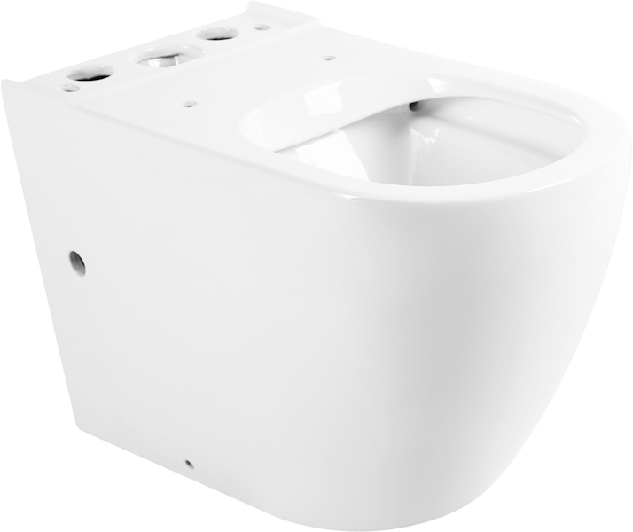 Чаша для унитаза-компакта BelBagno Sfera-R с горизонтальным выпуском BB2141CPR (детальная фотография)