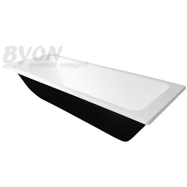 Ванна чугунная Byon Vilma 170x70 см белая (детальная фотография), современныe, hi-tech