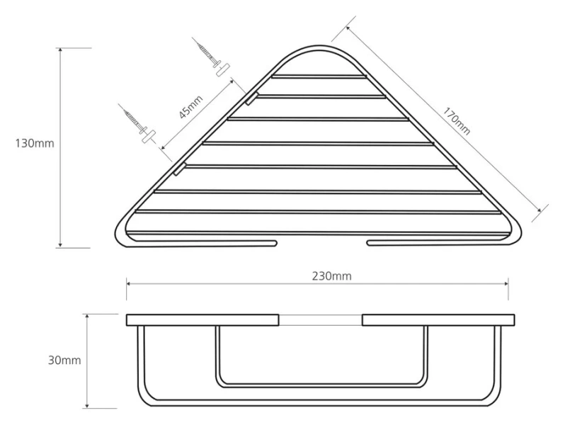 Решетка для ванной Bemeta Cytro угловая 104308172 (детальная фотография), современные, hi-tech