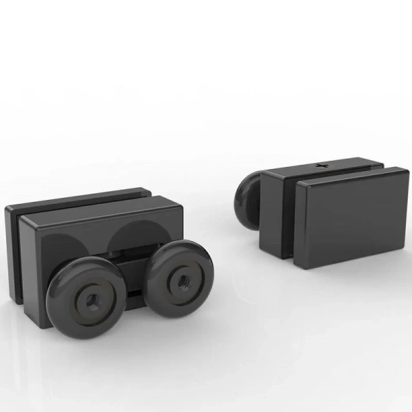 Душевой уголок Black&White Stellar Wind 100x100 см профиль черный, стекло прозрачное 8721010 (детальная фотография), современные, hi-tech