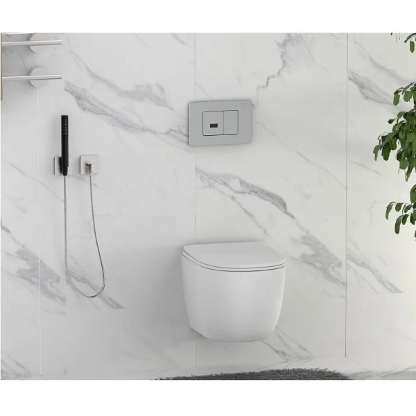 Клавиша смыва Abber хром глянцевый AC0122S (детальная фотография), хром