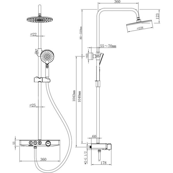 Схема (детальная фотография), с термостатом