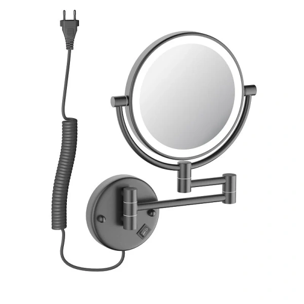 Зеркало с подсветкой Timo Saona 25 см черное золото 13376/18 (детальная фотография)